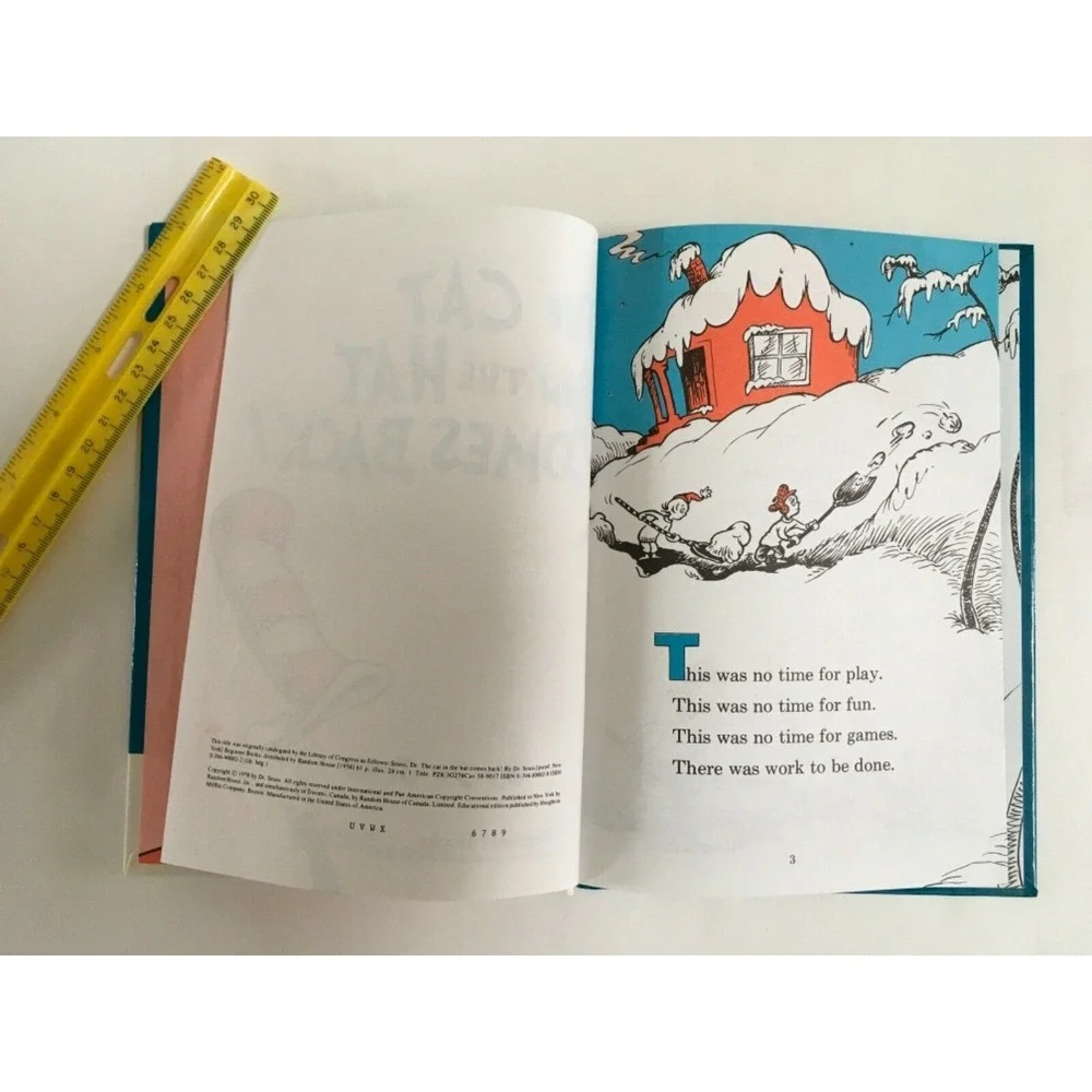 The Cat in the Hat AND The Cat in the Hat Comes Back LOT of 2 Dr. Seuss Books